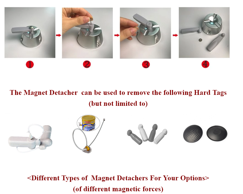 EG-K04 EAS shop alarm detacher for clothes