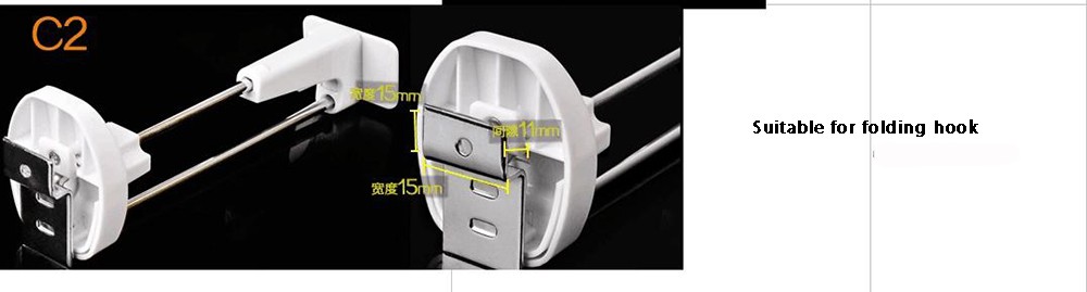 EG-S05 EAS Pegboard Hook Stop Lock locking Security Display Hook For Slatwall