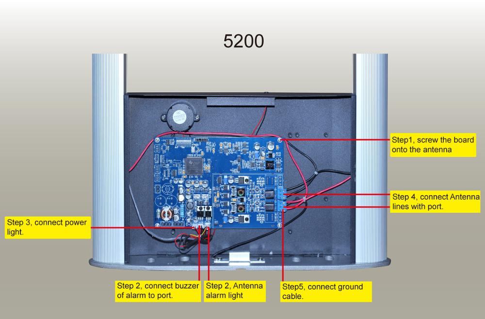 5200 EAS RF MONO Security Alarm System 8.2Mhz Mainboard Stable Sensitive Electronic Board