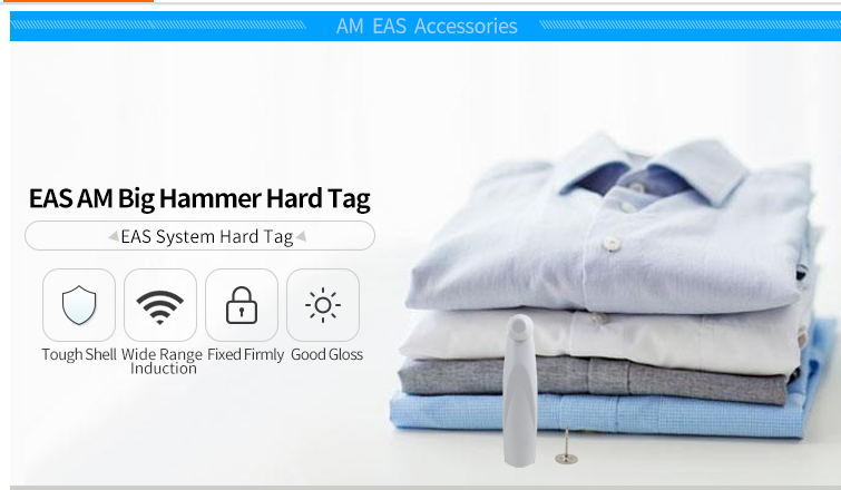 EG-AH07  Flat Super Pencil tag clothing alarm tag-EAS Sensor
