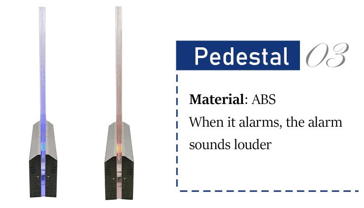 EG-RF11 rf 8.2Mmhz Acrylic Pedestal Antennas