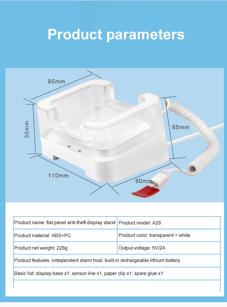 EG-DS01 Anti-theft display stand for mobile and ipad