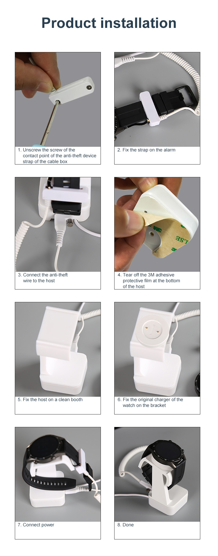 EG-DS06 Anti-theft display stand for watch