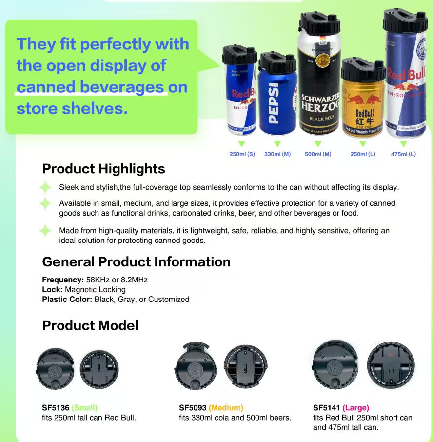 EG-BO23 8.2mhz 58khz red Bull bottle tags