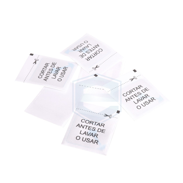 EG-C01 Anti theft Sewing RF Woven Clothing Custom labels for Garment Store